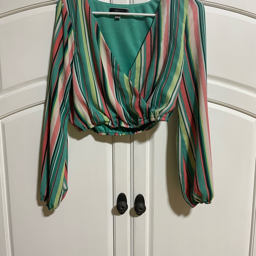 Multi-Stripe Blouse